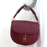 Altuzarra Ghianda Shoulder Bag Merlot Grained Leather Medium Crossbody