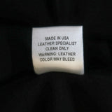 Mason Sleeveless Mini Dress Leather-Paneled Black Stretch Jersey Size Small