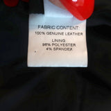 Derek Lam 10 Crosby Flared Leather Dress Black Size 6 Sleeveless Mini