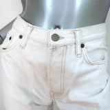 Acne Studios 1997 Frayed Patchwork Jeans Very Light Gray Denim Size 26