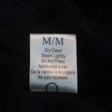 A.L.C. Mini Dress Schultz Navy Checked Knit Size Medium Long Sleeve Fit & Flare