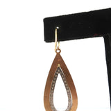 Irene Neuwirth Teardrop Earrings 18k Rose Gold & Diamonds