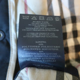 Burberry London Quilted Double Breasted Coat Black Size Small