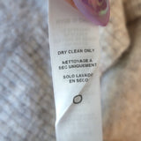 FRAME Swingy Turtleneck Sweater Oatmeal Size Small Padded Shoulder Pullover