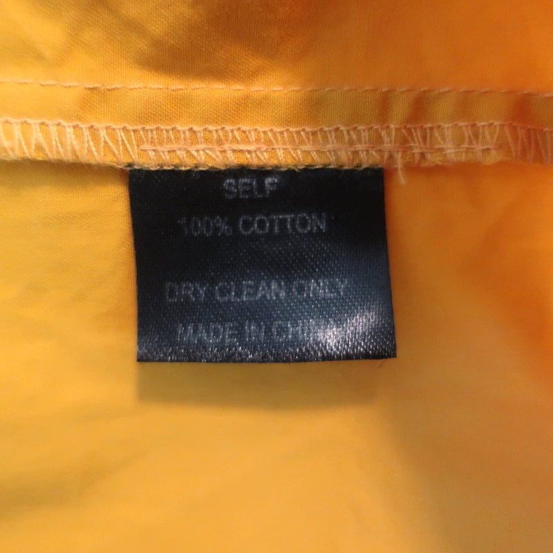 Cynthia Rowley Ruffled Tank Dress Marigold Cotton Size 0