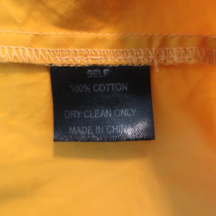 Cynthia Rowley Ruffled Tank Dress Marigold Cotton Size 0