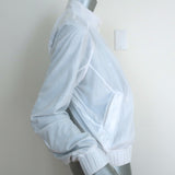 Lululemon Reversible Jacket White/Gray Printed Nylon Size 8
