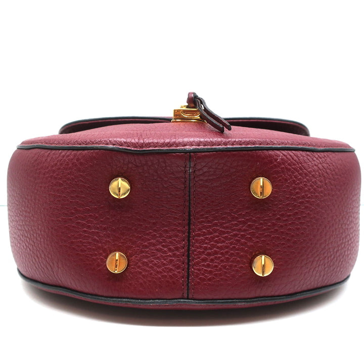 Altuzarra Ghianda Shoulder Bag Merlot Grained Leather Medium Crossbody