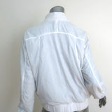 Lululemon Reversible Jacket White/Gray Printed Nylon Size 8