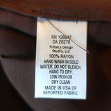 Nili Lotan Brady Satin Tee Chocolate Brown Size Medium Short Sleeve Top