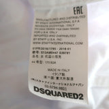 Dsquared2 Cropped Jean Jacket White Stretch Denim Size 44 NEW