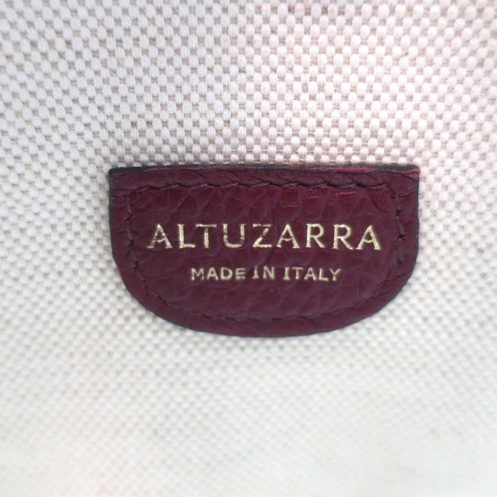 Altuzarra Ghianda Shoulder Bag Merlot Grained Leather Medium Crossbody