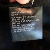 Ann Demeulemeester Angelina Double-Zip Leather Biker Jacket Black Size 36