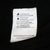 Vince Ribbed Collar Draped Jacket Black Wool Size Small