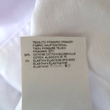 Dsquared2 Cropped Jean Jacket White Stretch Denim Size 44 NEW