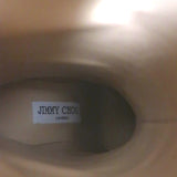 Jimmy Choo Mahesa Square Toe Knee High Boots Black Leather Size 36 NEW