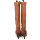 L'Autre Chose Knee High Boots Caramel Leather Size 37