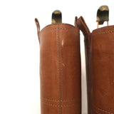 L'Autre Chose Knee High Boots Caramel Leather Size 37