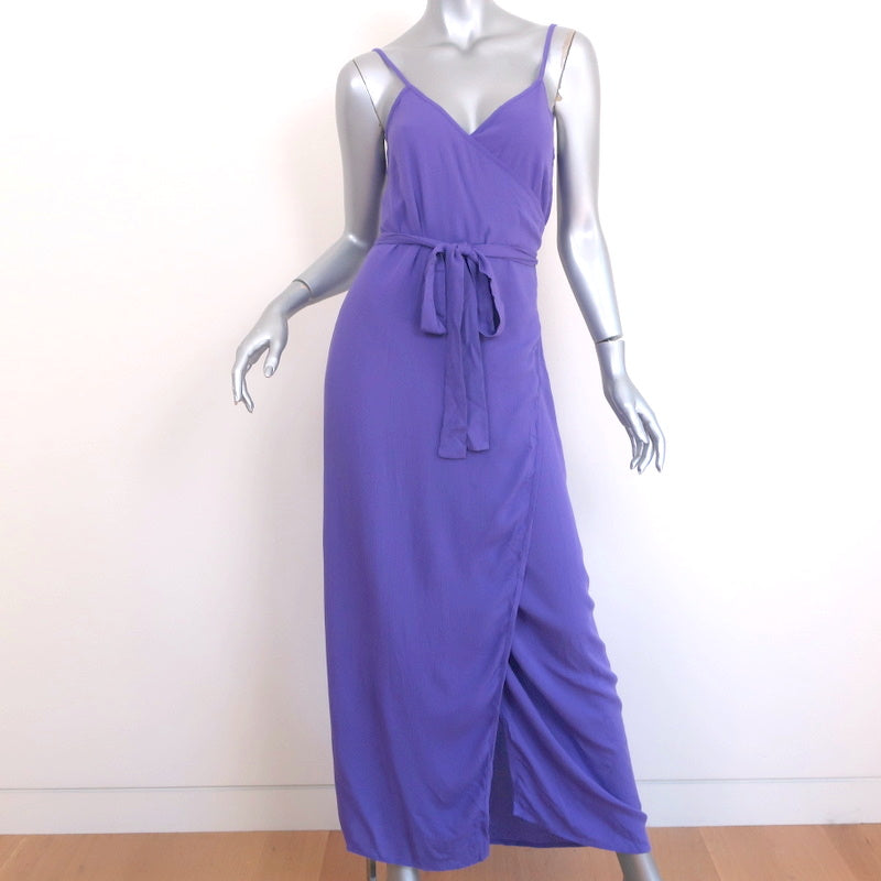 mara hoffman purple dress Patterned Long Dress