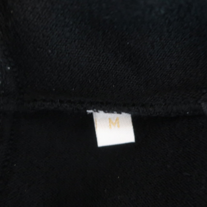 Valentino Open-Back Sweater Black Satin-Trimmed Knit Size Medium