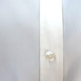 Dolce & Gabbana Short Sleeve Collared Shirt White Stretch Cotton Size 44