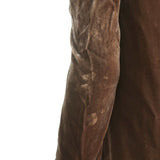 Ulla Johnson Puff Sleeve Blouse Giles Brown Velvet Size 0 Ruffle Neck Top