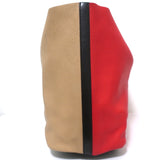Givenchy Antigona Large Shopper Tote Red/Beige Two Tone Leather Shoulder Bag