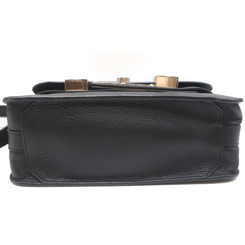 Proenza Schouler PS11 Mini Classic Shoulder Bag Black Smooth Leather Crossbody