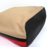 Givenchy Antigona Large Shopper Tote Red/Beige Two Tone Leather Shoulder Bag