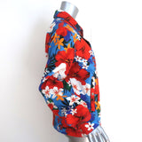 AMI Alexandre Mattiussi Floral Print Denim Jacket Size Small Unisex