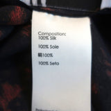 3.1 Phillip Lim Mini Dress Black/Brown Animal Print Silk Size 4 Sleeveless Tunic