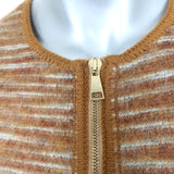 Missoni Zip-Up Jacket Ochre Space Dye Brushed Mohair Size 42
