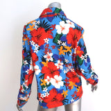 AMI Alexandre Mattiussi Floral Print Denim Jacket Size Small Unisex