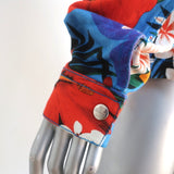 AMI Alexandre Mattiussi Floral Print Denim Jacket Size Small Unisex