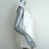 Theory Vest Sedeia Eggshell Admiral Crepe Size 4 NEW