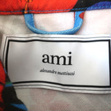 AMI Alexandre Mattiussi Floral Print Denim Jacket Size Small Unisex