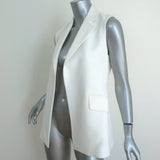 Theory Vest Sedeia Eggshell Admiral Crepe Size 4 NEW