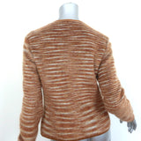 Missoni Zip-Up Jacket Ochre Space Dye Brushed Mohair Size 42