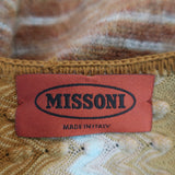 Missoni Zip-Up Jacket Ochre Space Dye Brushed Mohair Size 42