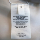 The Row Patch Pocket Blazer Stone Virgin Wool-Blend Size 0 Three Button Jacket