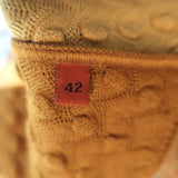 Missoni Zip-Up Jacket Ochre Space Dye Brushed Mohair Size 42