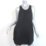 T by Alexander Wang Sleeveless Mini Dress Black Cupro-Modal Size 0