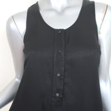 T by Alexander Wang Sleeveless Mini Dress Black Cupro-Modal Size 0