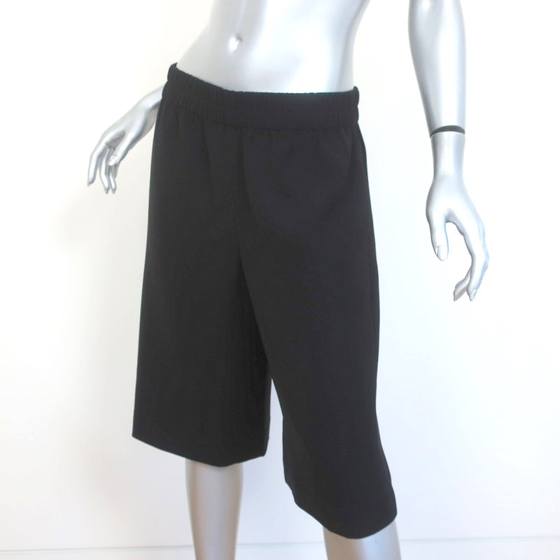 Vince Long Shorts Black Crepe Size Medium NEW