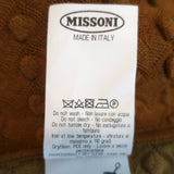Missoni Zip-Up Jacket Ochre Space Dye Brushed Mohair Size 42