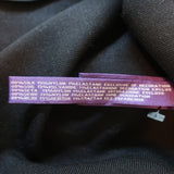 Ralph Lauren Collection Jacket Black Leather-Trim Silk Knit Size Medium