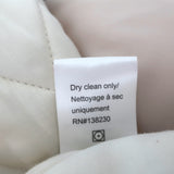 Pam & Gela Crystal Crane Embroidered Satin Bomber Jacket Black/Cream Size Petite