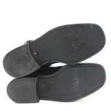 Gucci Mid-Calf Motorcycle Boots Black Leather Size 6