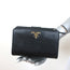 Prada Saffiano Leather Wallet Black