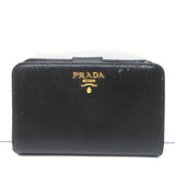 Prada Saffiano Leather Wallet Black